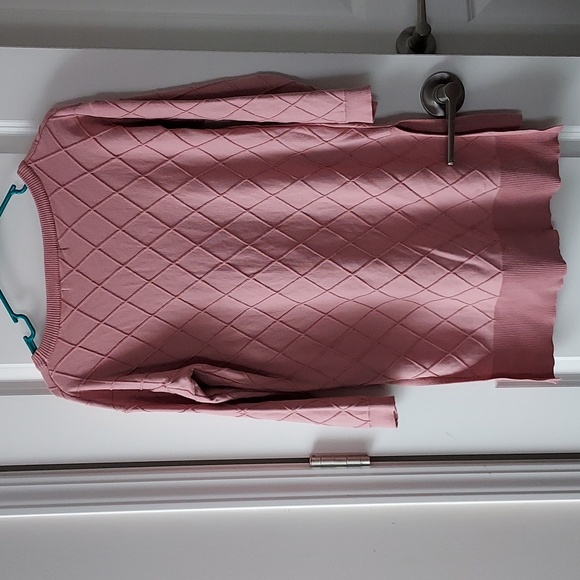 Cable & Gauge long sleeve top sweater Pink s/p - Picture 9 of 12